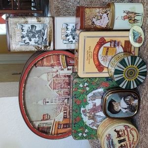 Lot of Vintage Tin Cans